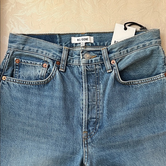 Re/Done Straight Leg Jeans (Size: 27) - Picture 2 of 10